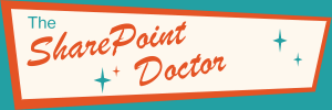 SharePoint Doctor 1950's style logo